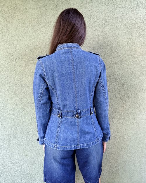 Vintage bawełniana kurtka jeansowa M/L