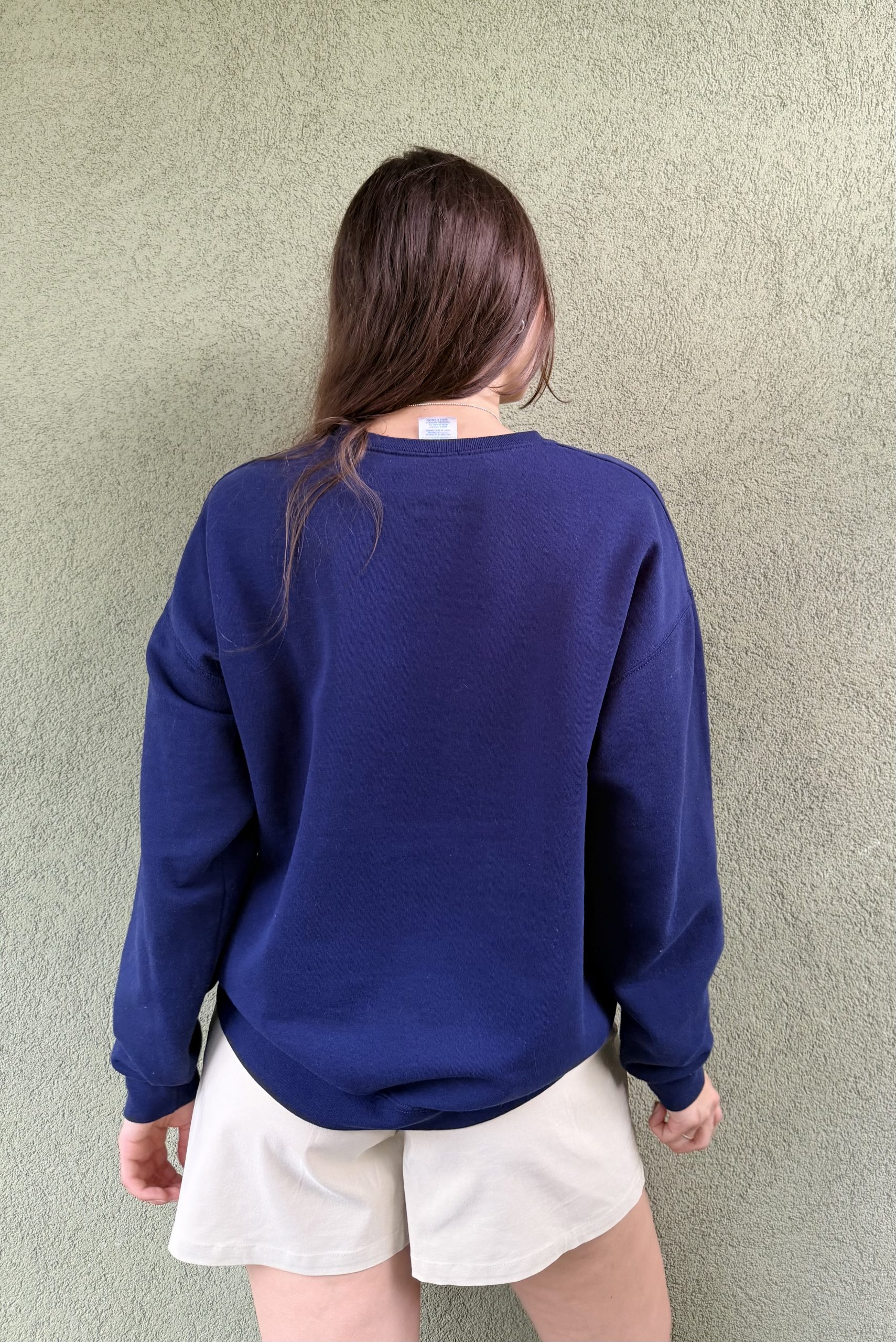 Vintage bluza z kotami w koszyku L - obrazek 2