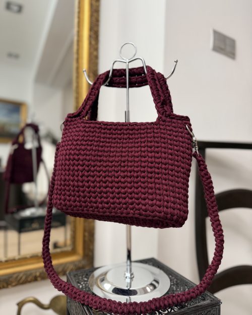 Handmade torebka z makramy...