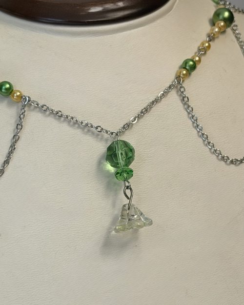 Handmade naszyjnik z kwiatem