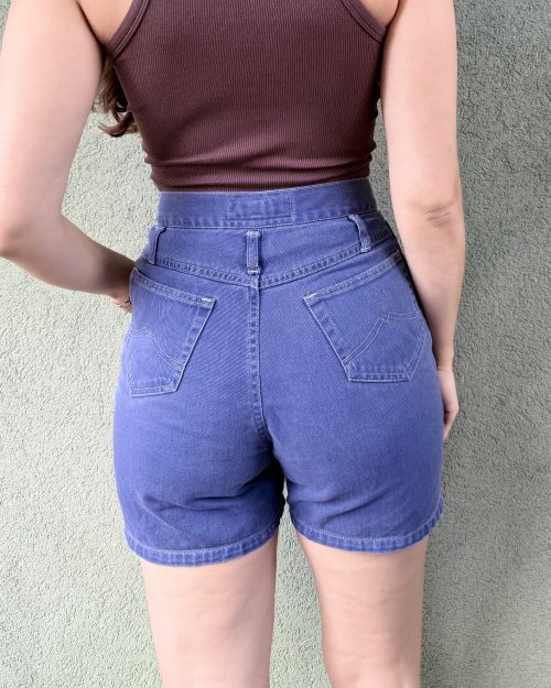 Vintage bawełniane jeansowe spodenki S...