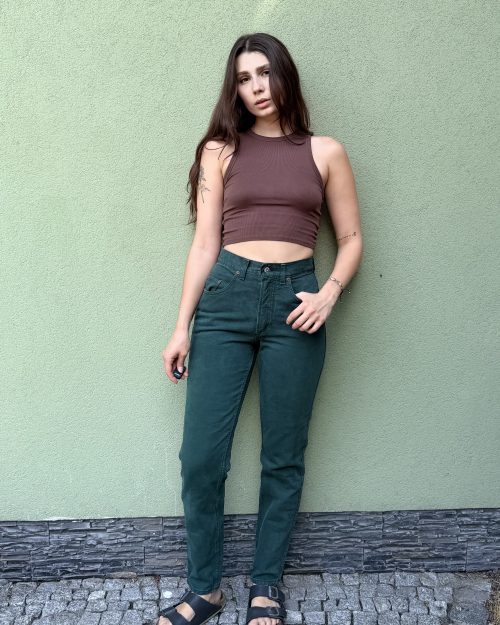 Vintage bawełniane jeansy MUSTANG S