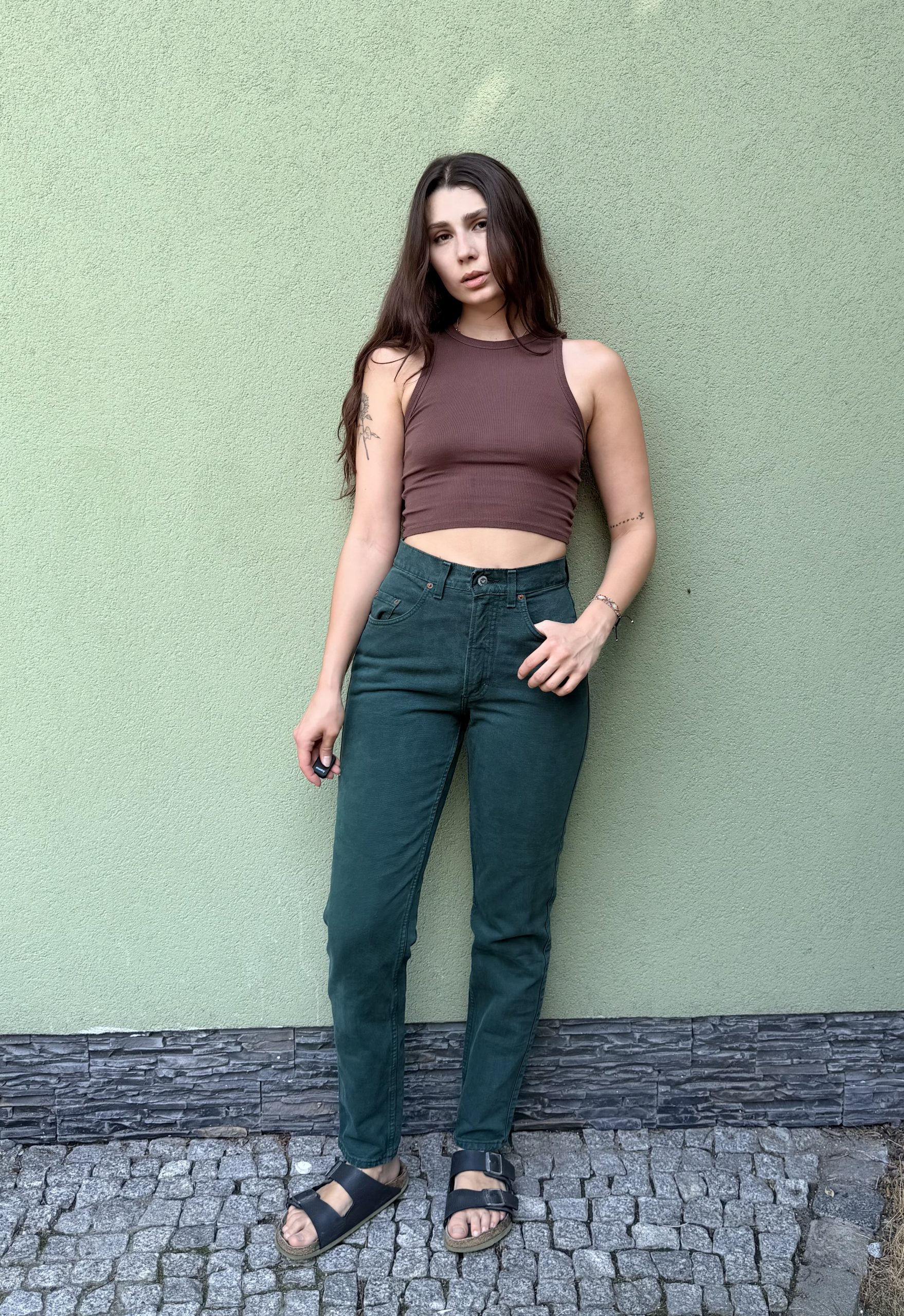 Vintage bawełniane jeansy MUSTANG S