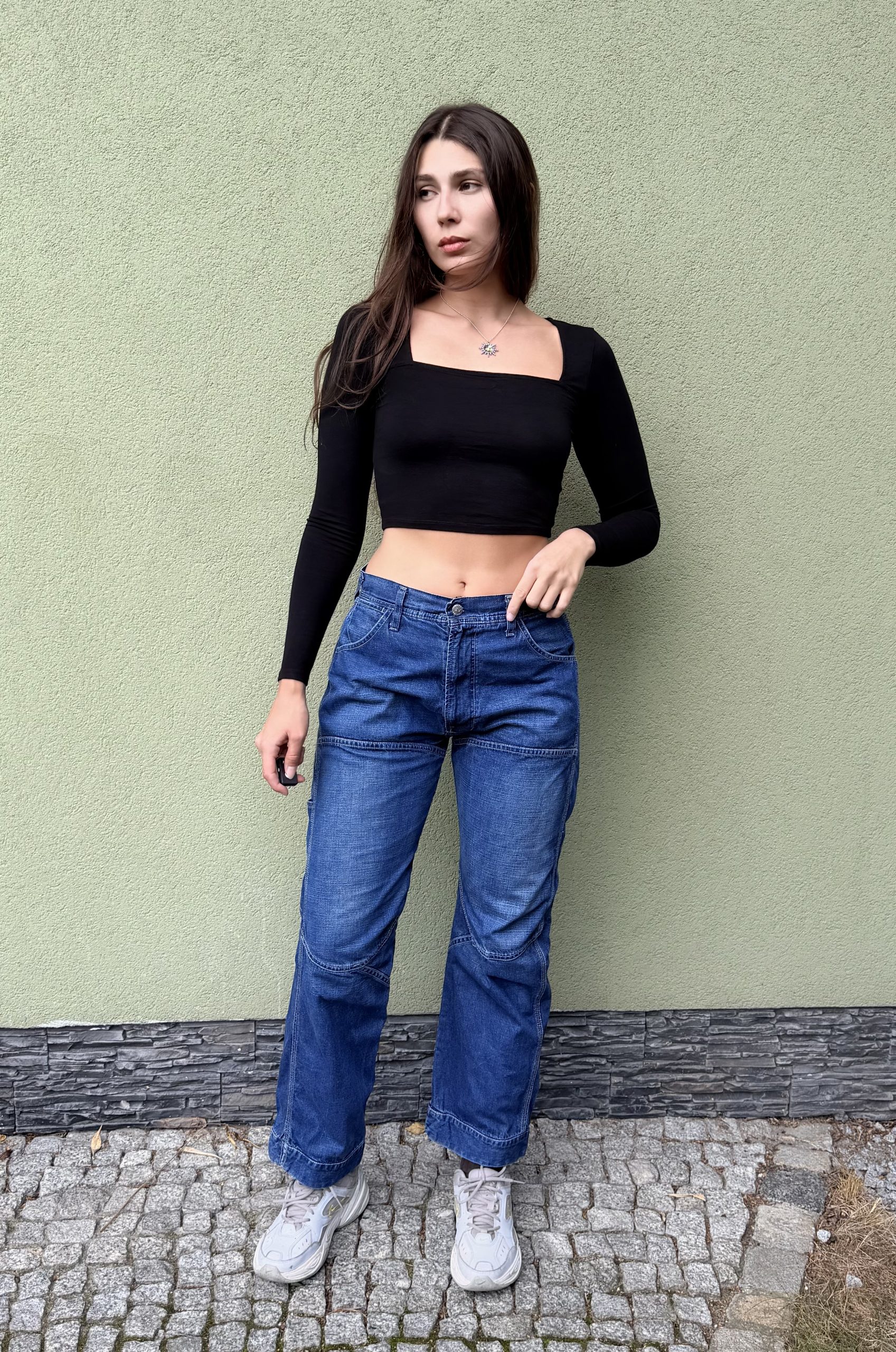 Vintage diesel spodnie jeansowe S - obrazek 5