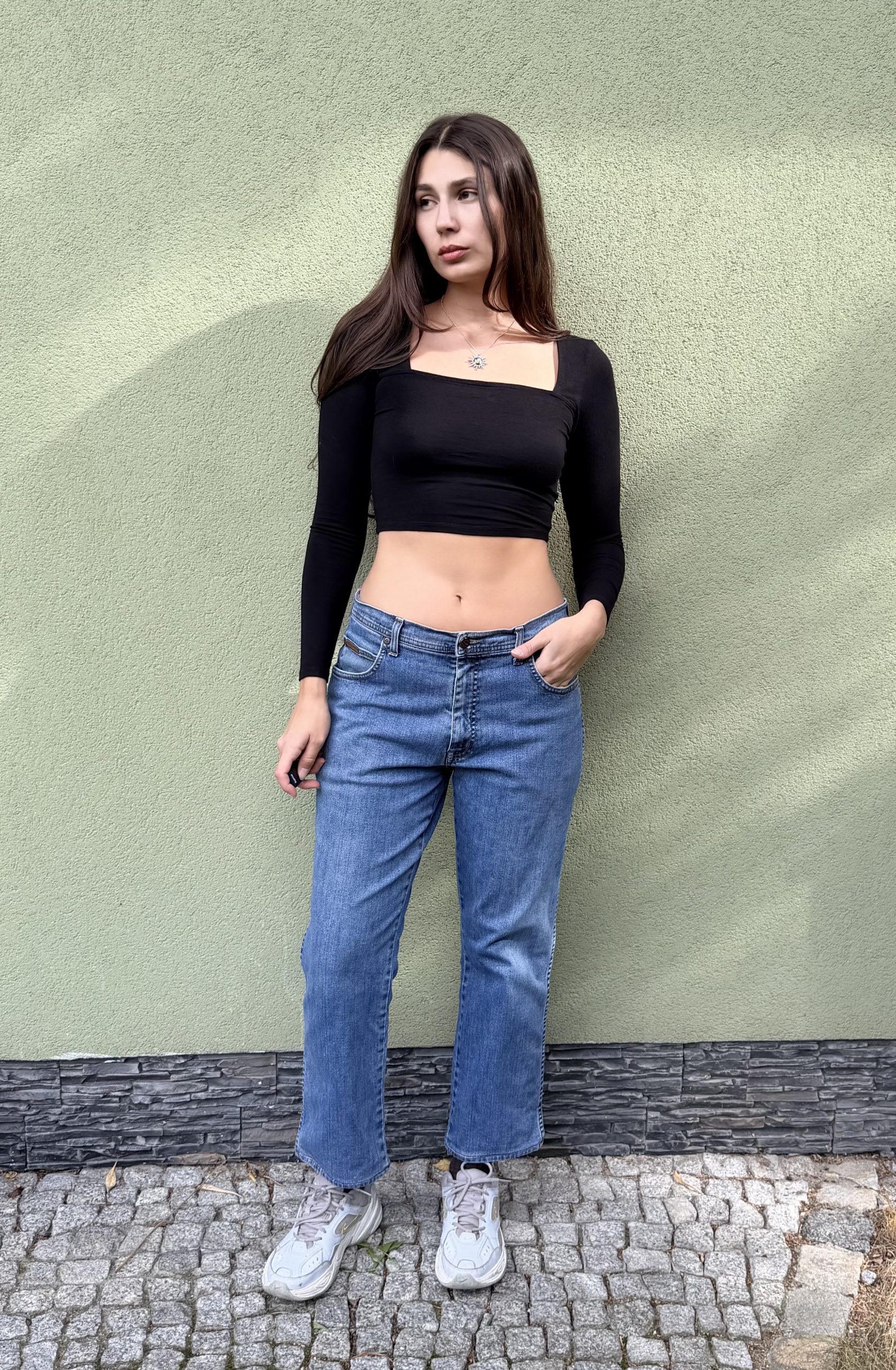Vintage wrangler spodnie jeansowe M