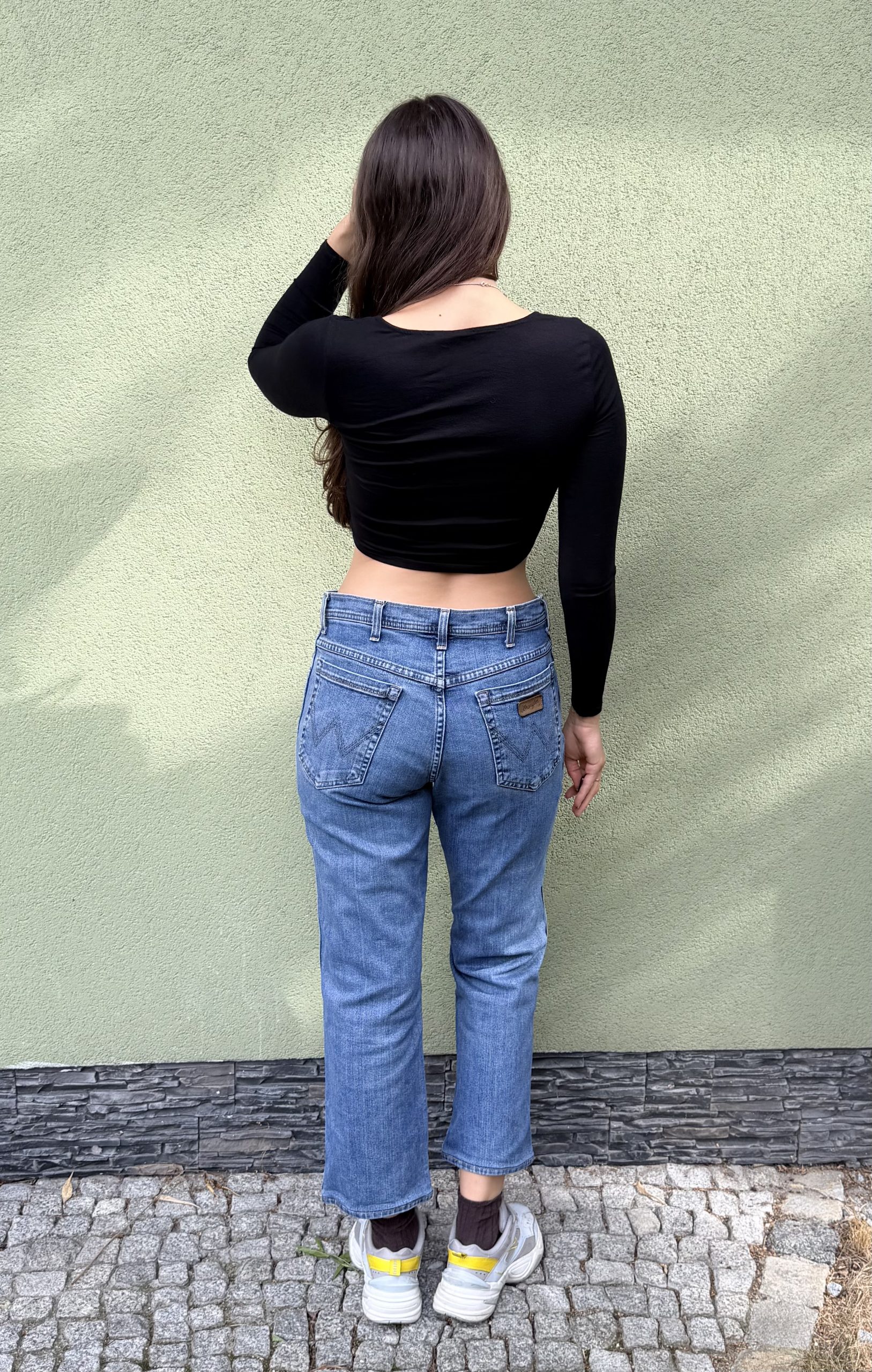 Vintage wrangler spodnie jeansowe M - obrazek 5