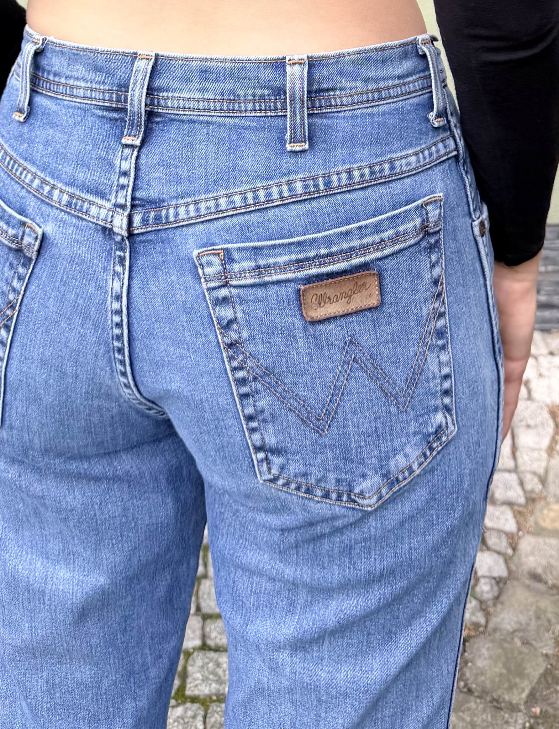 Vintage wrangler spodnie jeansowe M - obrazek 4