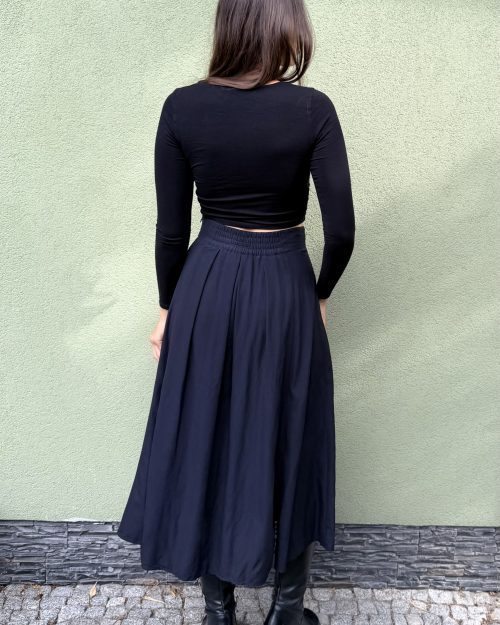 Vintage wiskozowa spódnica midi XS/S
